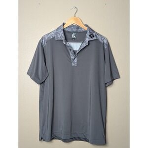 FootJoy FJ Athletic Fit Mens Golf Polo Shirt‎ Camo Print Size Large